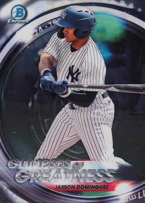 2020 Bowman Draft Glimpses of Greatness Jasson Dominguez #GOGJD Baseball Card