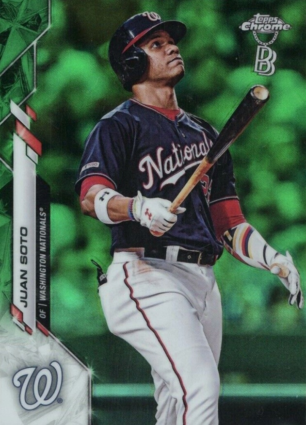 2020 Ben Baller Chrome Juan Soto #12 Baseball Card