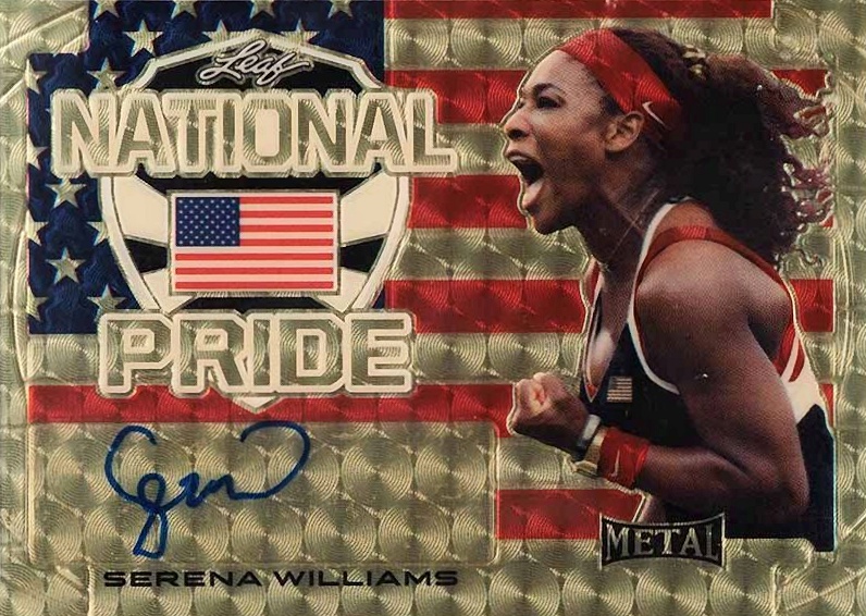 2016 Leaf Metal Tennis National Pride Autograph Serena Williams #NPSW1 Other Sports Card