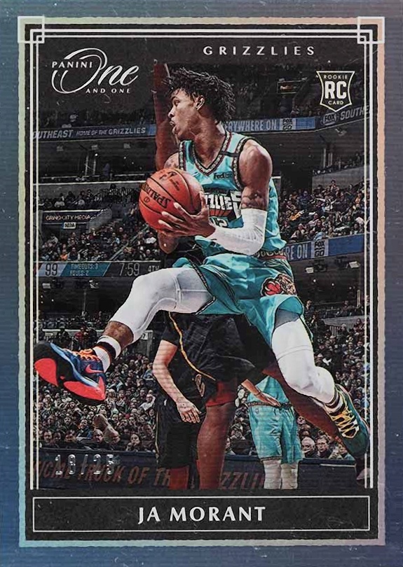 2019 Panini One and One Ja Morant #127 Basketball Card