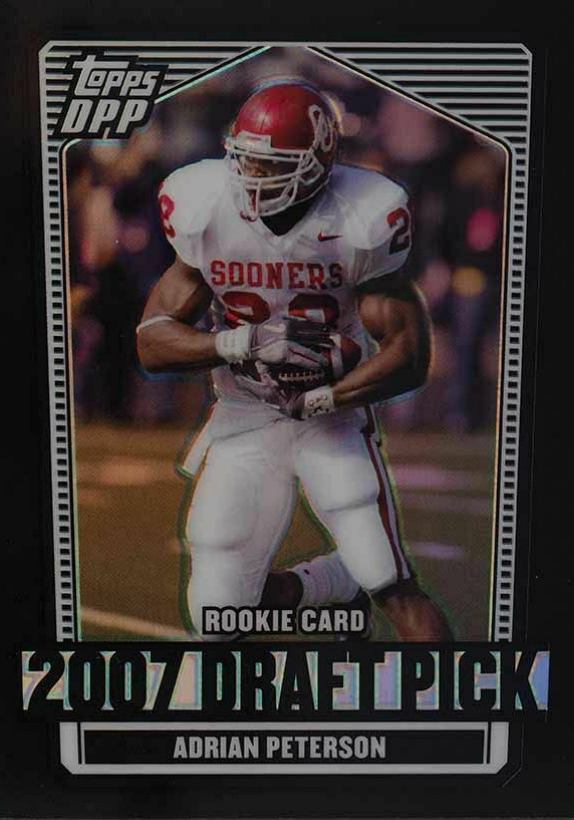 2007 Topps Draft Picks & Prospects Adrian Peterson #135 Football Card