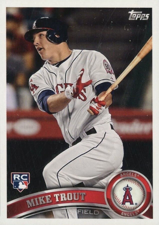 2016 Topps Archives 65th Anniversary Update Mike Trout #MT Baseball Card