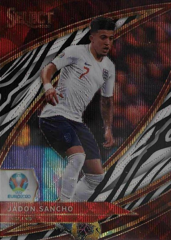 2020 Panini Select UEFA Euro Jadon Sancho #181 Soccer Card