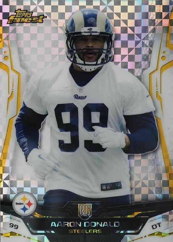 2014 Finest Aaron Donald #134 Football Card