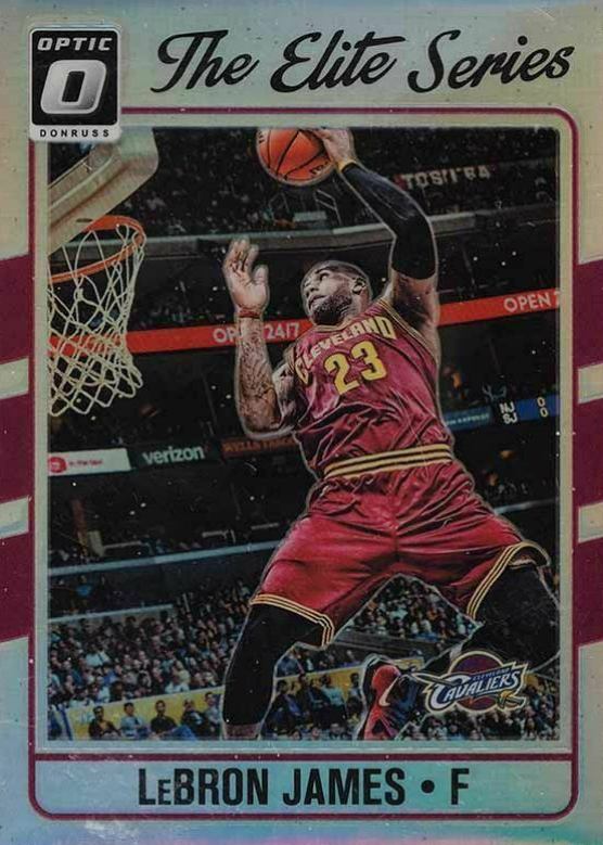 2016 Panini Donruss Optic The Elite Series LeBron James #9 Basketball Card