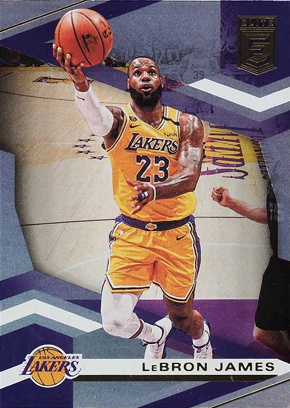 2019 Panini Donruss Elite LeBron James #87 Basketball Card