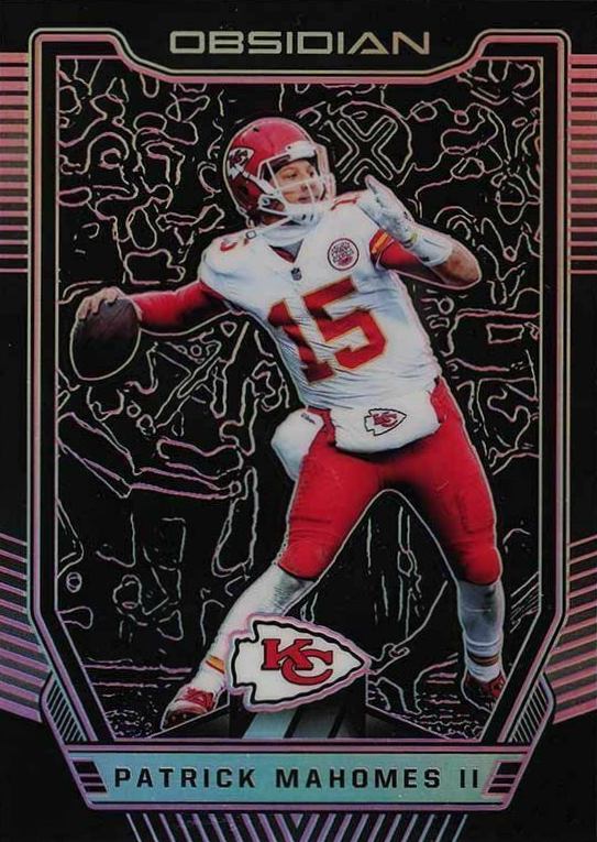 2018 Panini Obsidian Patrick Mahomes II #72 Football Card