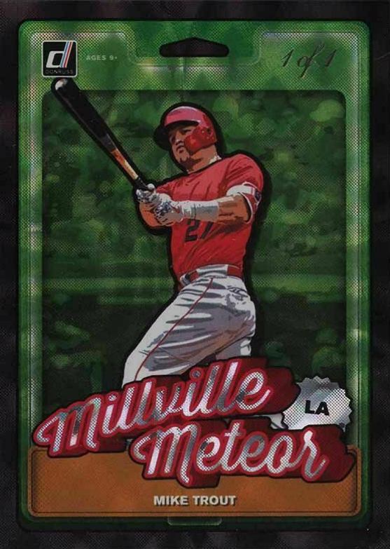 2019 Panini Donruss Nicknames Mike Trout #N3 Baseball Card