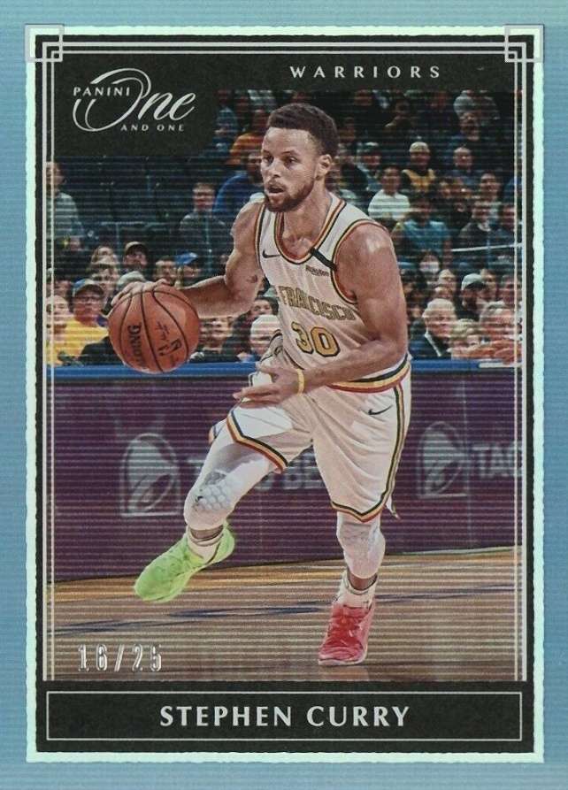 2019 Panini One and One Stephen Curry #76 Basketball Card