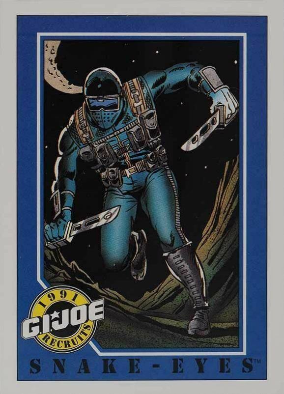 1991 Impel G.I. Joe Series 1 Snake-Eyes #41 Non-Sports Card