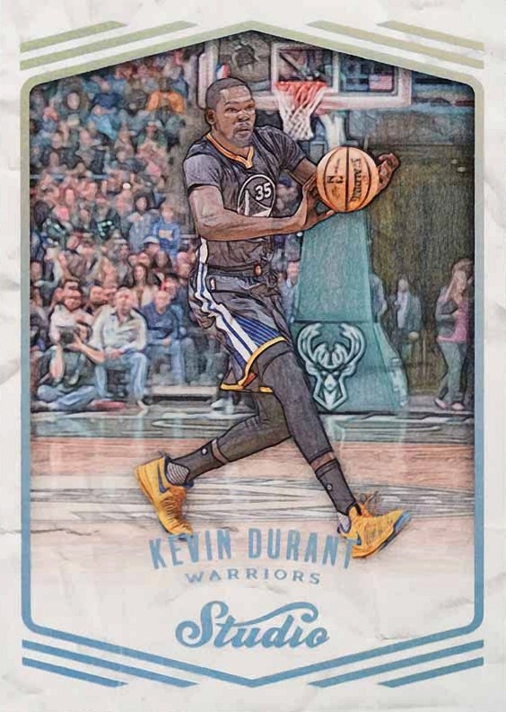 2016 Panini Studio Kevin Durant #205 Basketball Card