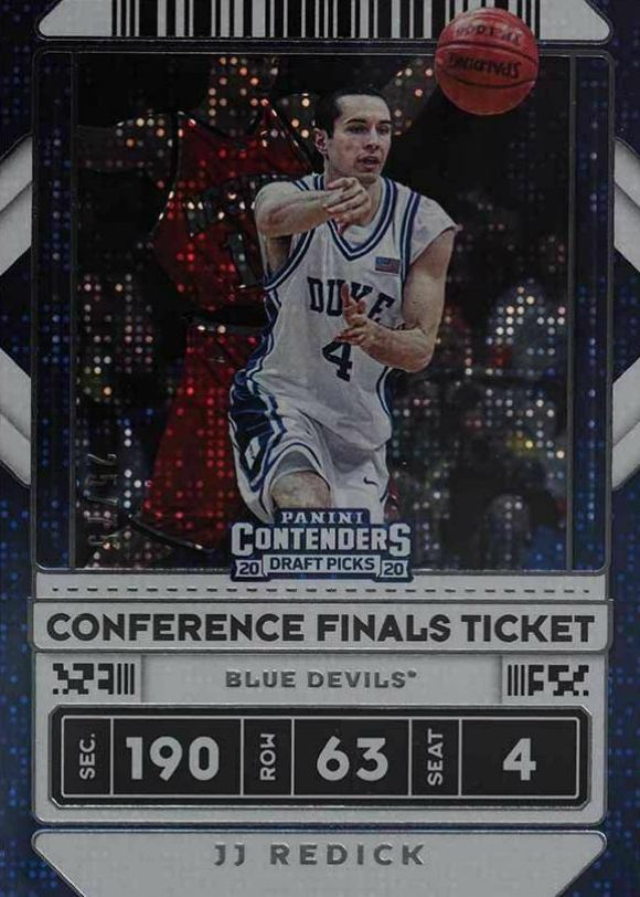 2020 Panini Contenders Draft Picks J.J. Redick #50 Basketball Card