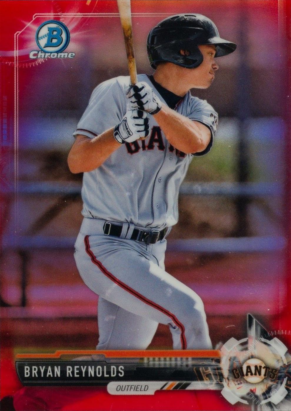 2017 Bowman Chrome Mini Bryan Reynolds #BCP204 Baseball Card