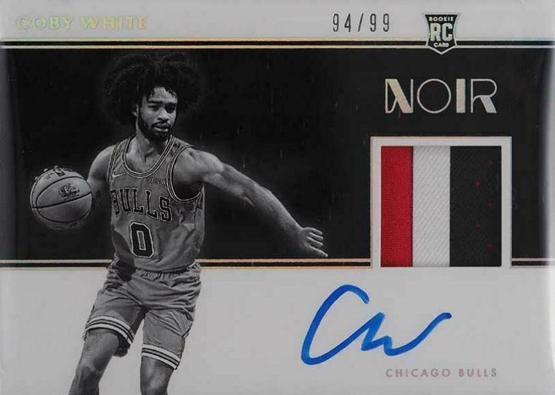 2019 Panini Noir Coby White #329 Basketball Card