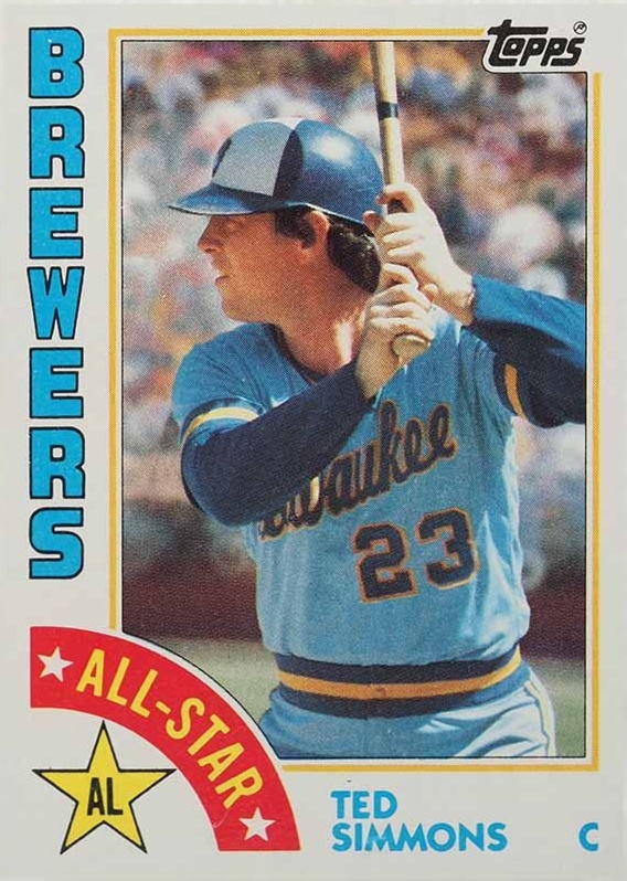 1984 Topps Ted Simmons #404 Baseball Card