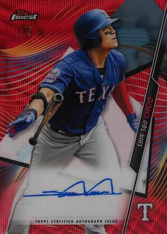 2020 Finest Autographs Shin-Soo Choo #FASSC Baseball Card