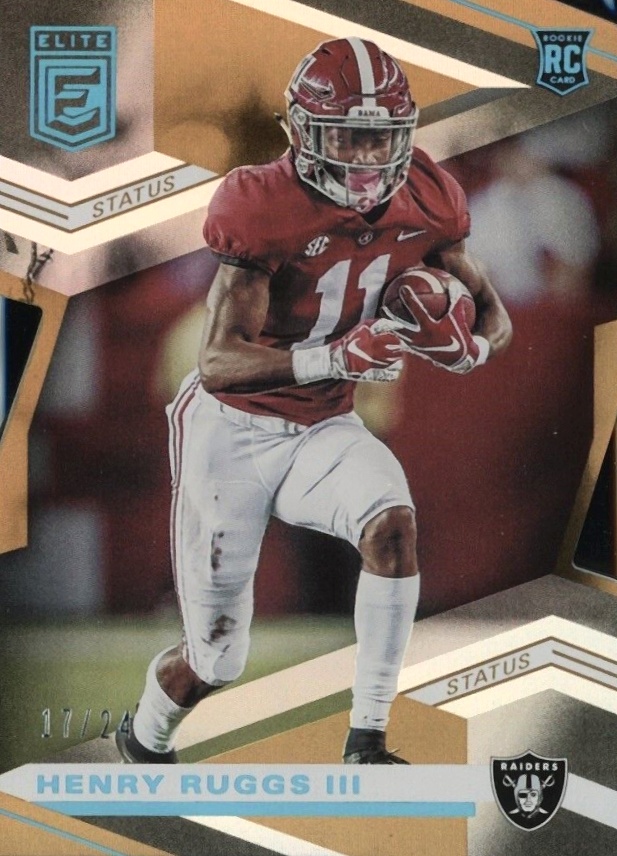 2020 Panini Donruss Elite Henry Ruggs III #112 Football Card