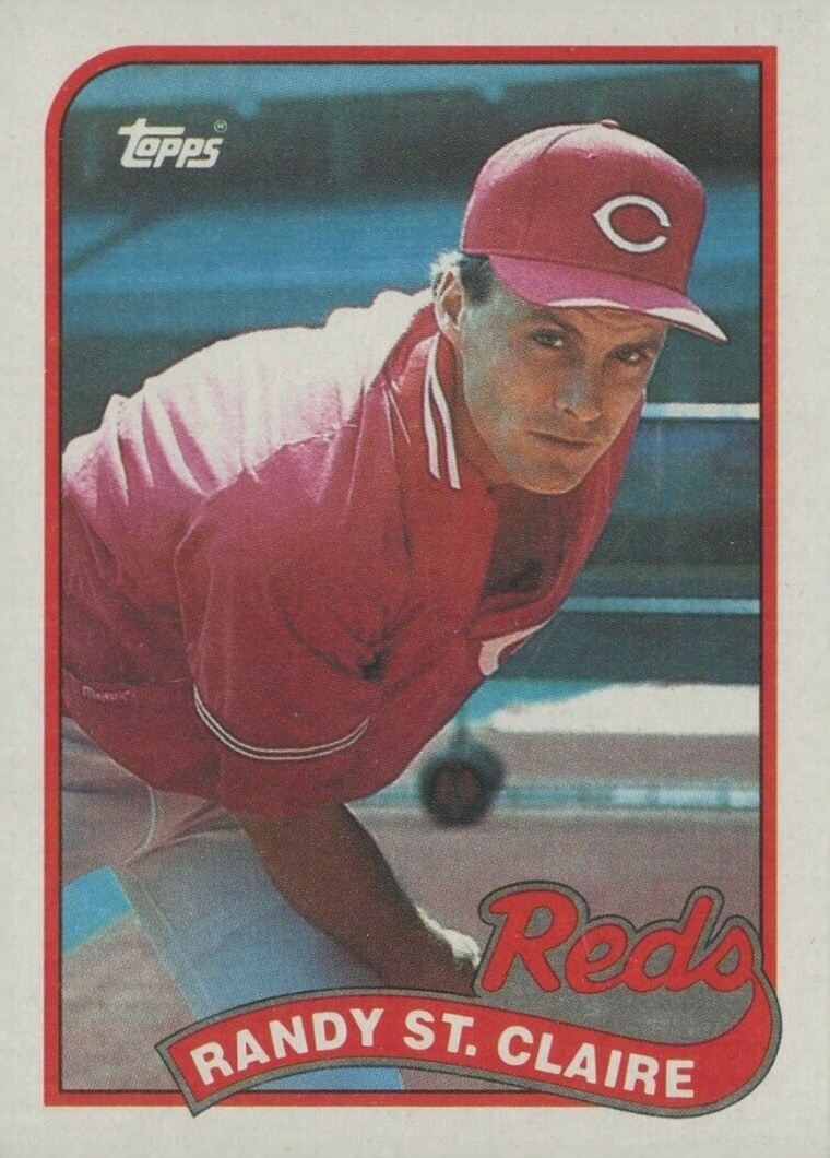 1989 Topps Randy St. Claire #666 Baseball Card