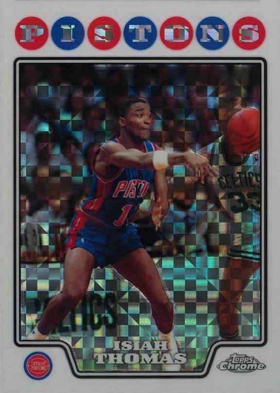 2008 Topps Chrome Isiah Thomas #170 Basketball Card