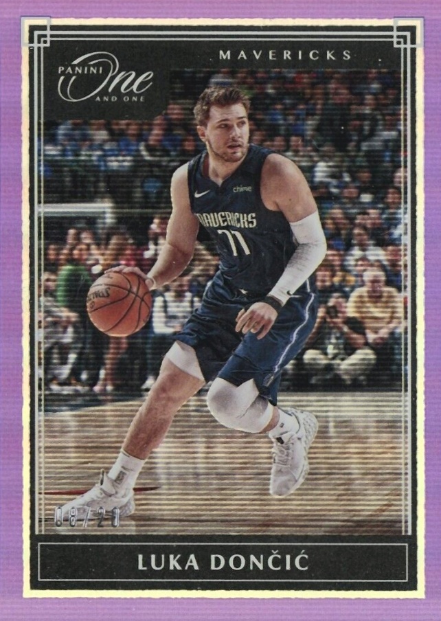 2019 Panini One and One Luka Doncic #84 Basketball Card