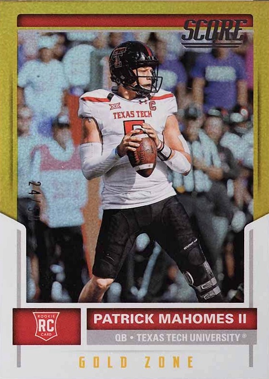 2017 Panini Score Patrick Mahomes II #403 Football Card