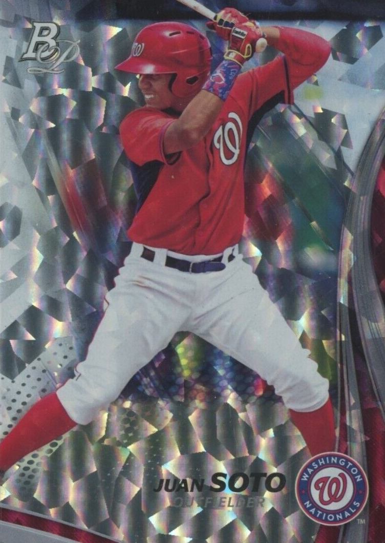 2017 Bowman Platinum Top Prospects Juan Soto #TP-JS Baseball Card