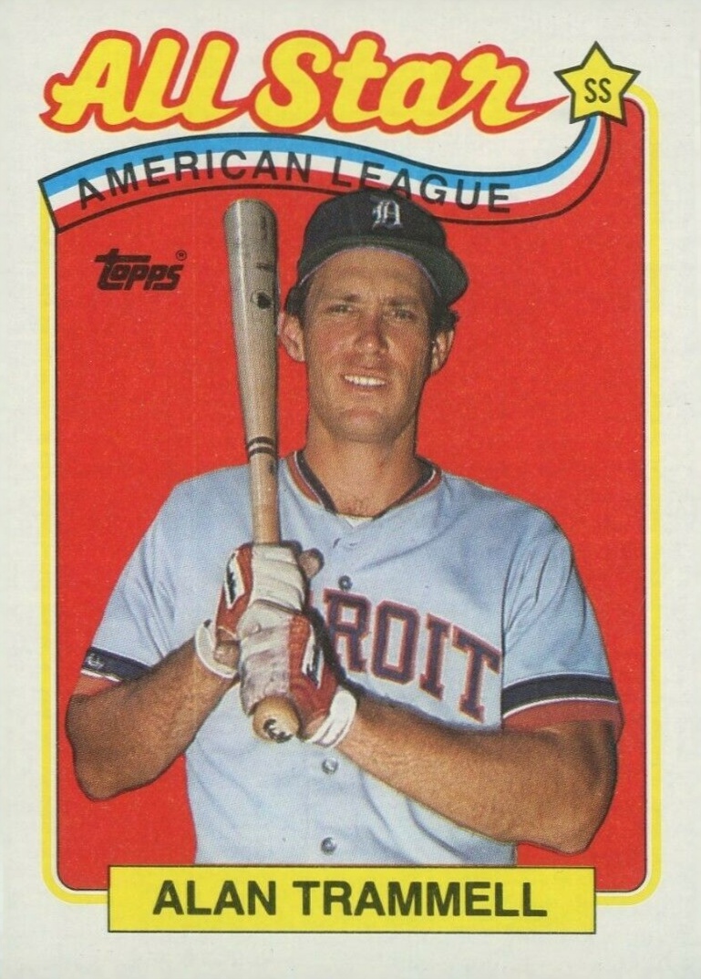 1989 Topps Alan Trammell #400 Baseball Card