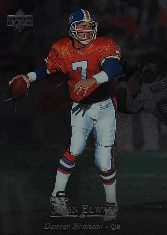 1996 Upper Deck Silver John Elway #69 Football Card