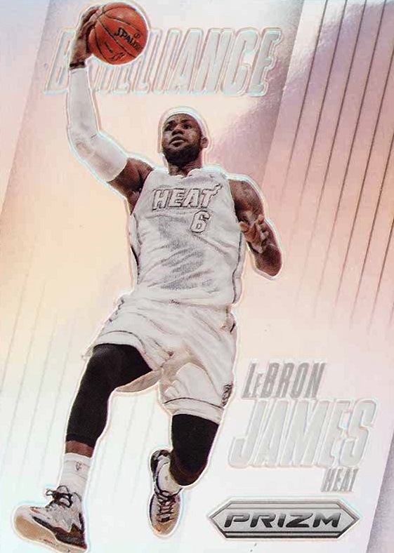 2013 Panini Prizm Brilliance LeBron James #7 Basketball Card