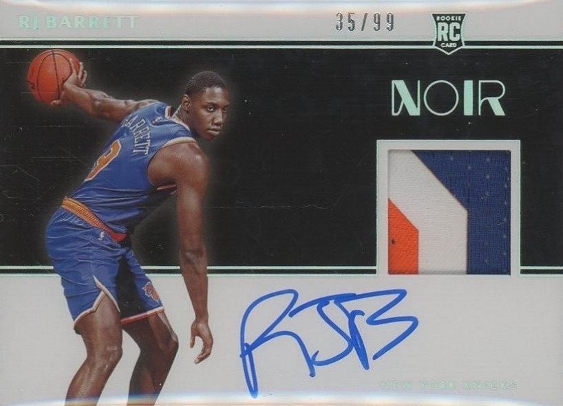 2019 Panini Noir RJ Barrett #346 Basketball Card