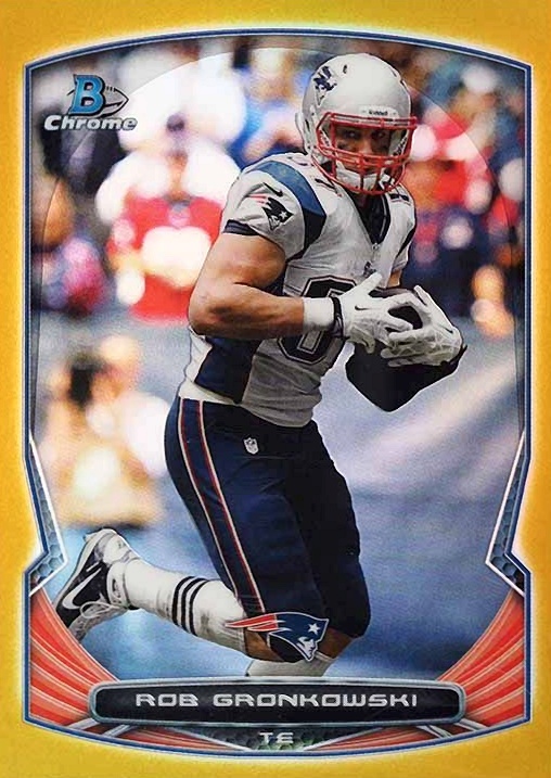 2014 Bowman Chrome  Rob Gronkowski #68 Football Card