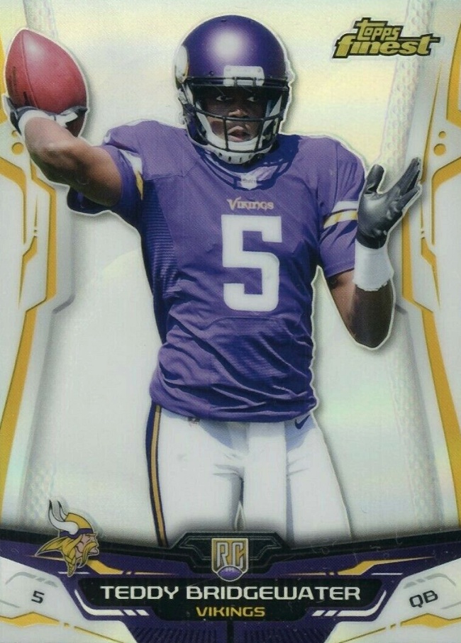 2014 Finest Teddy Bridgewater #142 Football Card