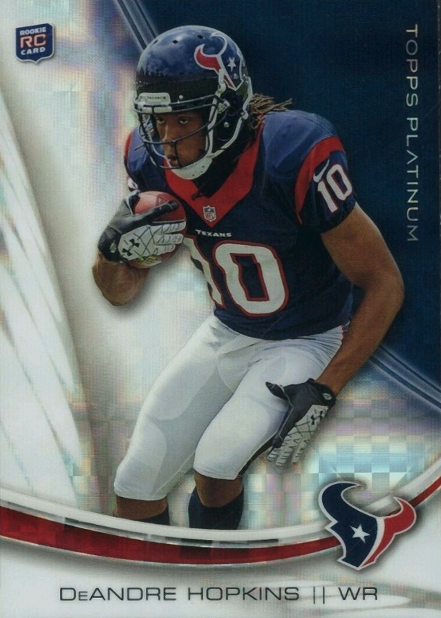 2013 Topps Platinum DeAndre Hopkins #122 Football Card