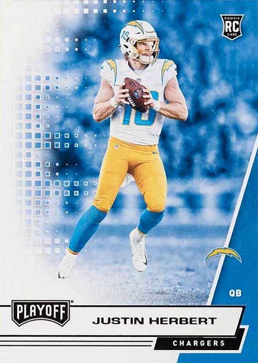 2020 Panini Playoff Justin Herbert #203 Football Card