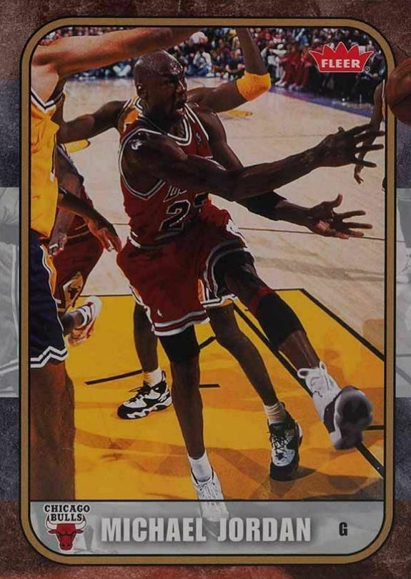 2007 Fleer Jordan Box Set Michael Jordan #56 Basketball Card