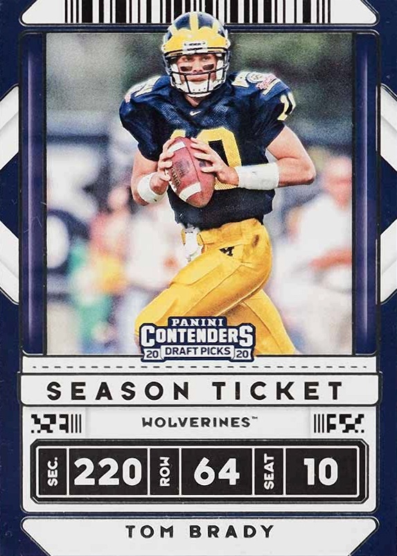 2020 Panini Contenders Draft Picks Tom Brady #97 Football Card