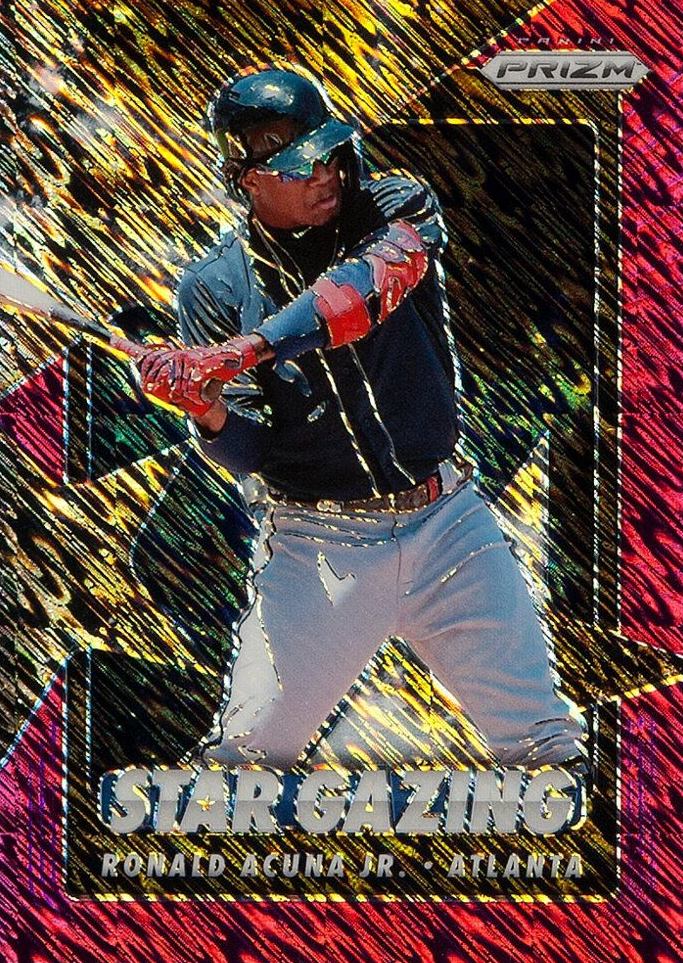 2020 Panini Prizm Star Gazing Ronald Acuna Jr. #SG3 Baseball Card