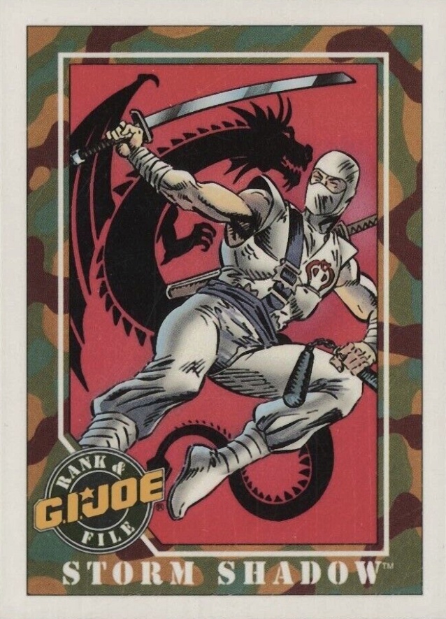 1991 Impel G.I. Joe Series 1 Storm Shadow #28 Non-Sports Card