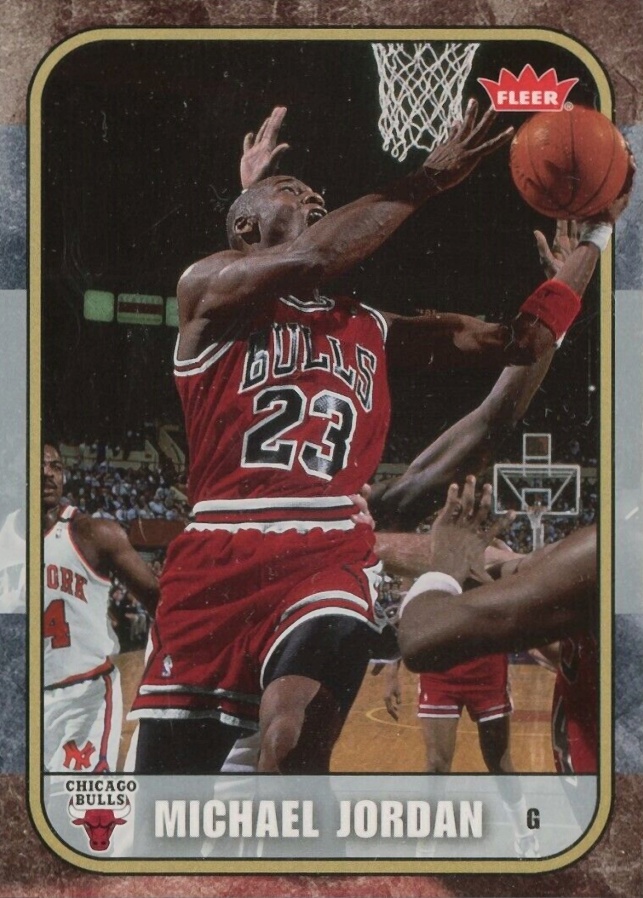 2007 Fleer Jordan Box Set Michael Jordan #18 Basketball Card