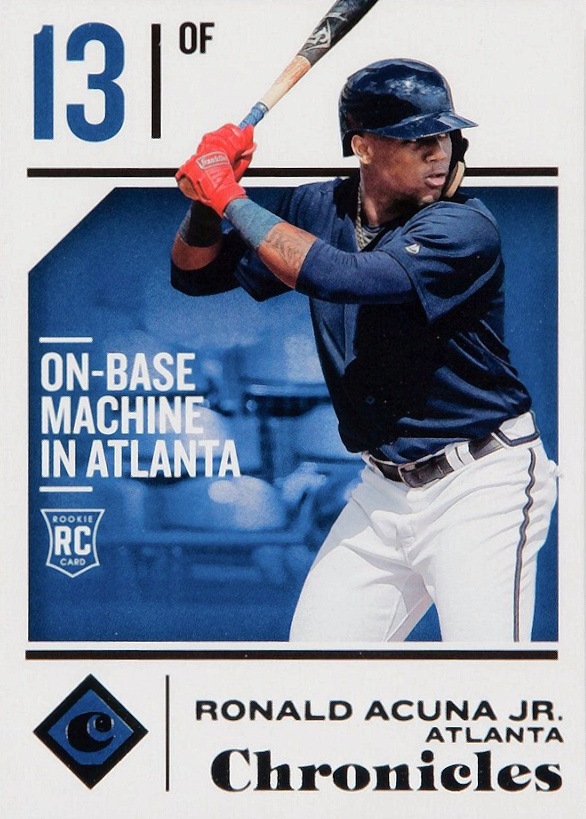 2018 Panini Chronicles Ronald Acuna Jr. #37 Baseball Card