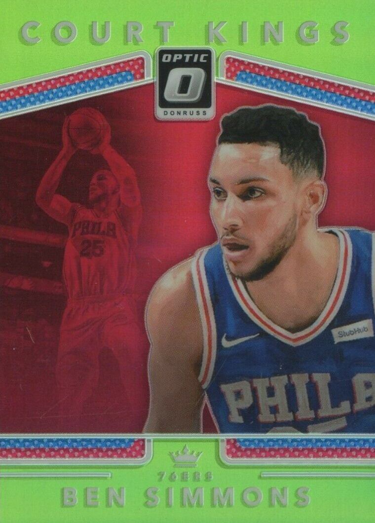 2017 Panini Donruss Optic Court Kings Ben Simmons #1 Basketball Card