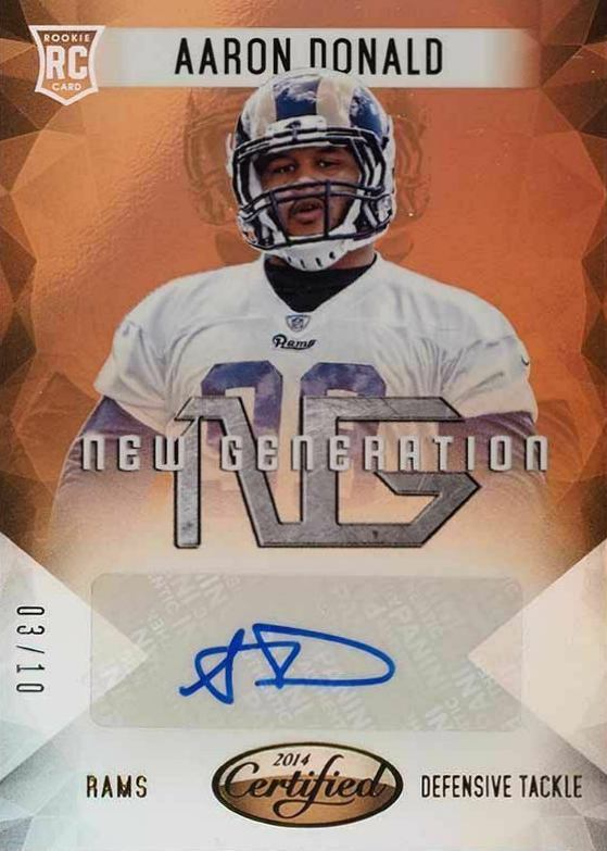 2014 Panini Certified New Generation Aaron Donald #NG-AD Football Card