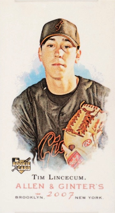 2007 Topps Allen & Ginter Tim Lincecum #274 Baseball Card