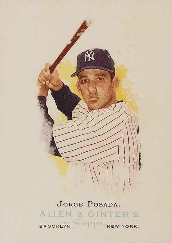 2006 Topps Allen & Ginter Jorge Posada #95 Baseball Card