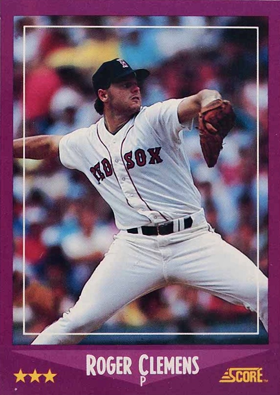 1988 Score Roger Clemens #110 Baseball Card