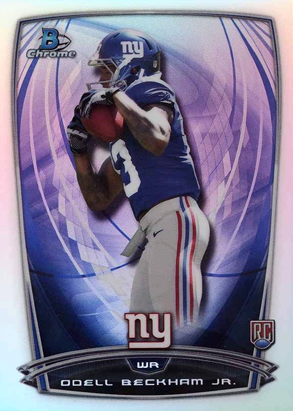 2014 Bowman Chrome  Odell Beckham Jr. #190 Football Card