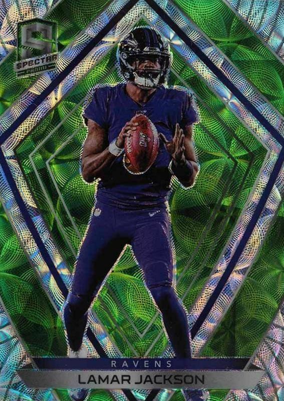 2020 Panini Spectra Lamar Jackson #2 Football Card