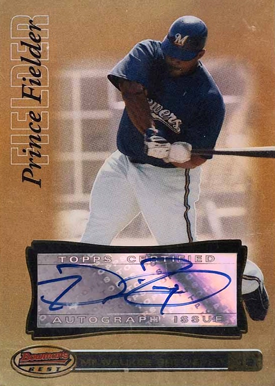 2007 Bowman's Best Prince Fielder #51 Baseball Card