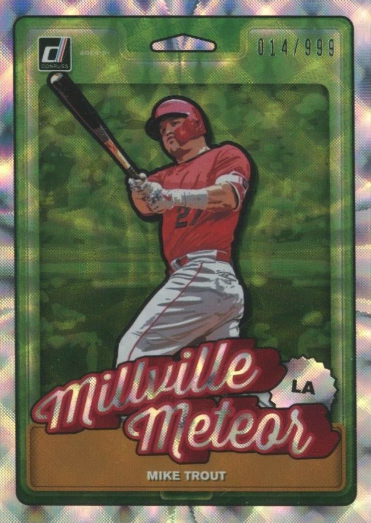 2019 Panini Donruss Nicknames Mike Trout #N3 Baseball Card