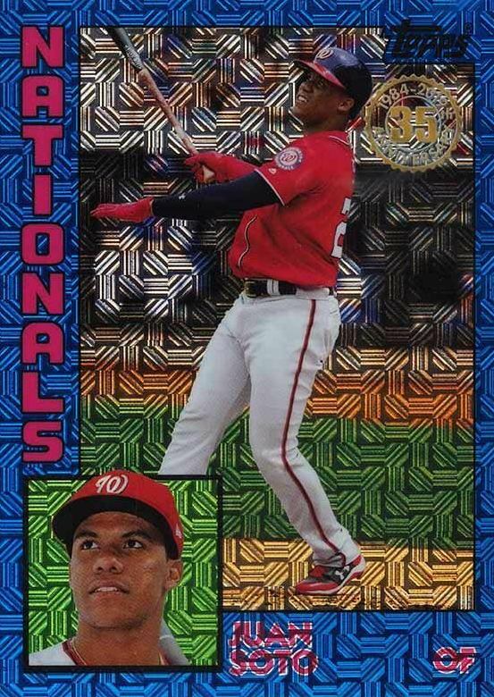 2019 Topps Silver Pack 1984 Chrome Promo  Juan Soto #26 Baseball Card